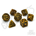 Royal Soulreaper Hollow Metal RPG Dice Set - RPG Dice Set - GlassStaff