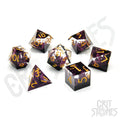 ShadowSpire Sharp Edge Resin RPG Dice Set - RPG Dice Set - GlassStaff