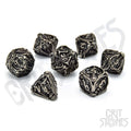 Soulreaper Hollow Metal RPG Dice Set - RPG Dice Set - GlassStaff