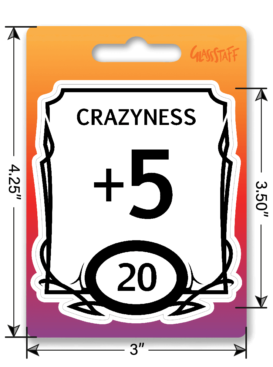 Staat Blok Gek Sticker - D&D / TTRPG Sticker - {{854a350b759d3894a8d3b7c4177b44f5}}