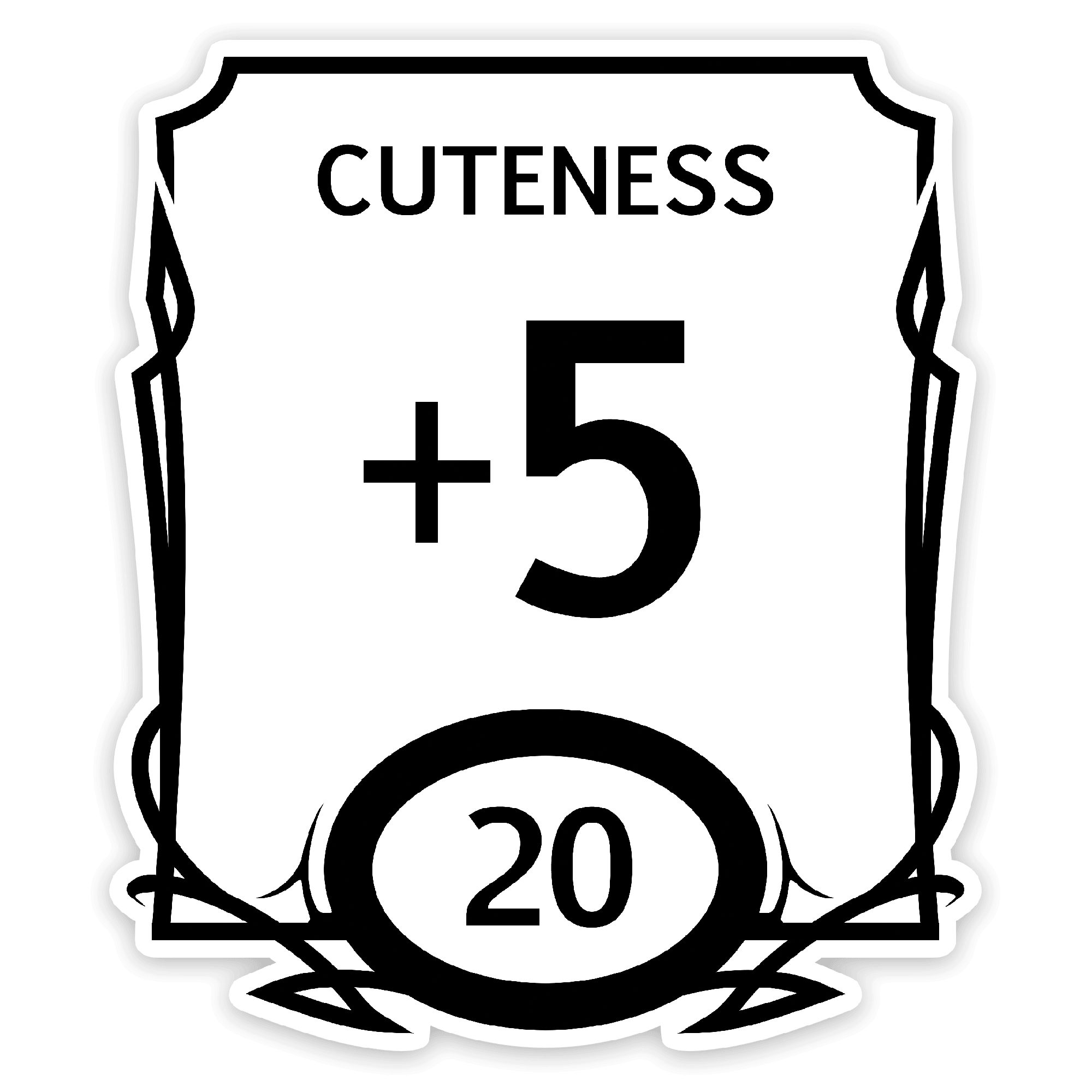 Staat Blok Schattig Sticker - D&D / TTRPG Sticker - {{54e2b92264298da28c4b528b9b5617d3}}