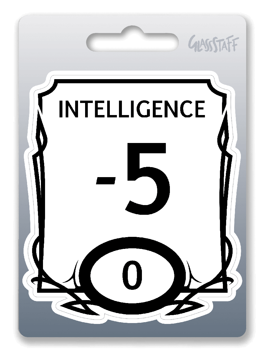 Staat Blok Intelligentie Sticker - D&D / TTRPG Sticker - {{5ba5418989960c169b92c93f8044dfb1}}