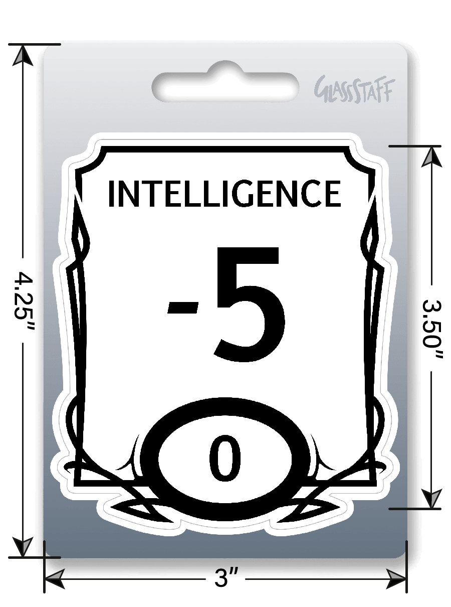 Staat Blok Intelligentie Sticker - D&D / TTRPG Sticker - {{5ba5418989960c169b92c93f8044dfb1}}