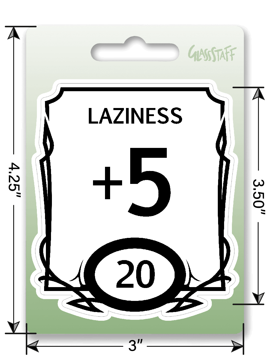Staat Blok Luiheid Sticker - D&D / TTRPG Sticker - {{1dc2e230ca123904e83e935b2cc83bd3}}
