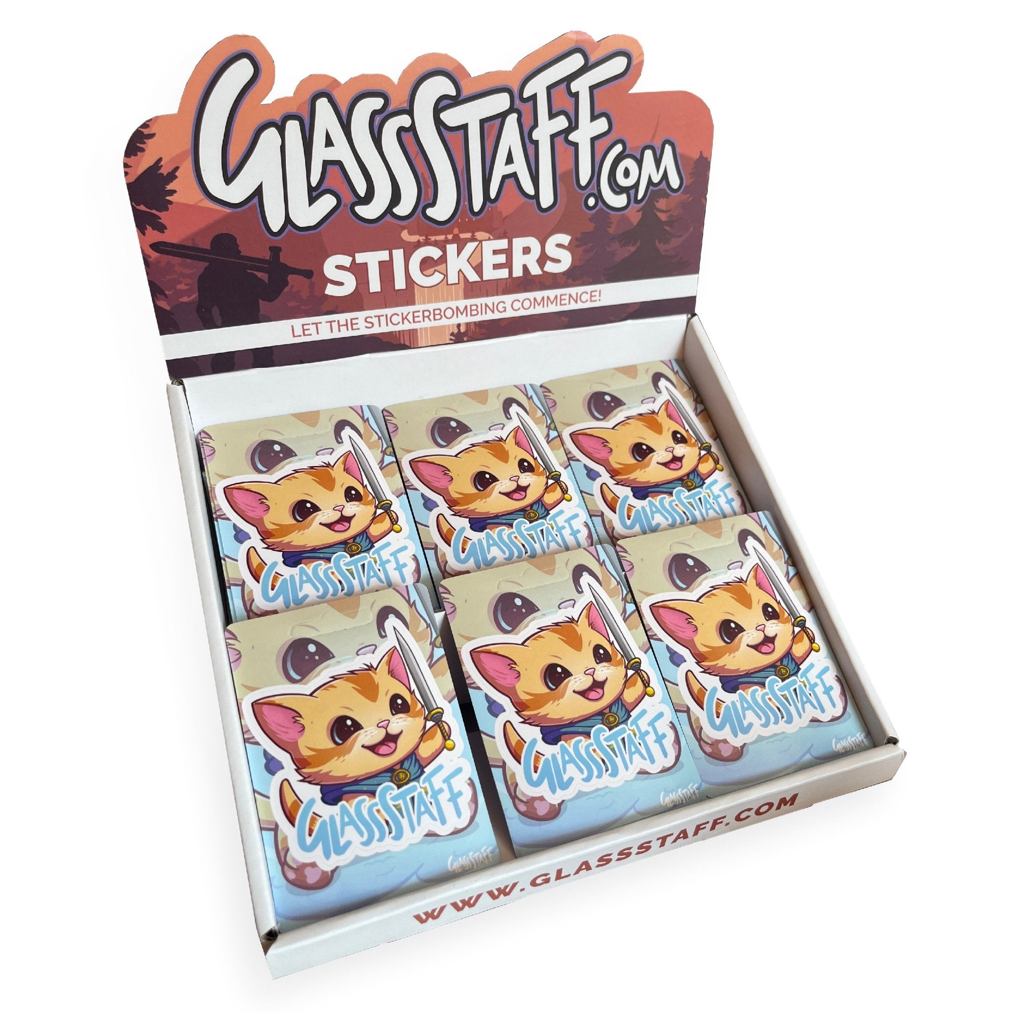 Sticker Display - POS Materials - GlassStaff