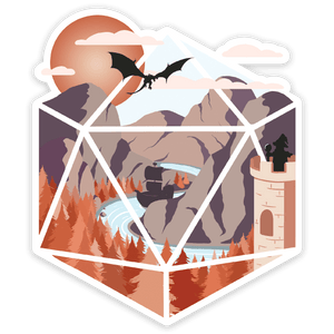 The Arrival d20 sticker