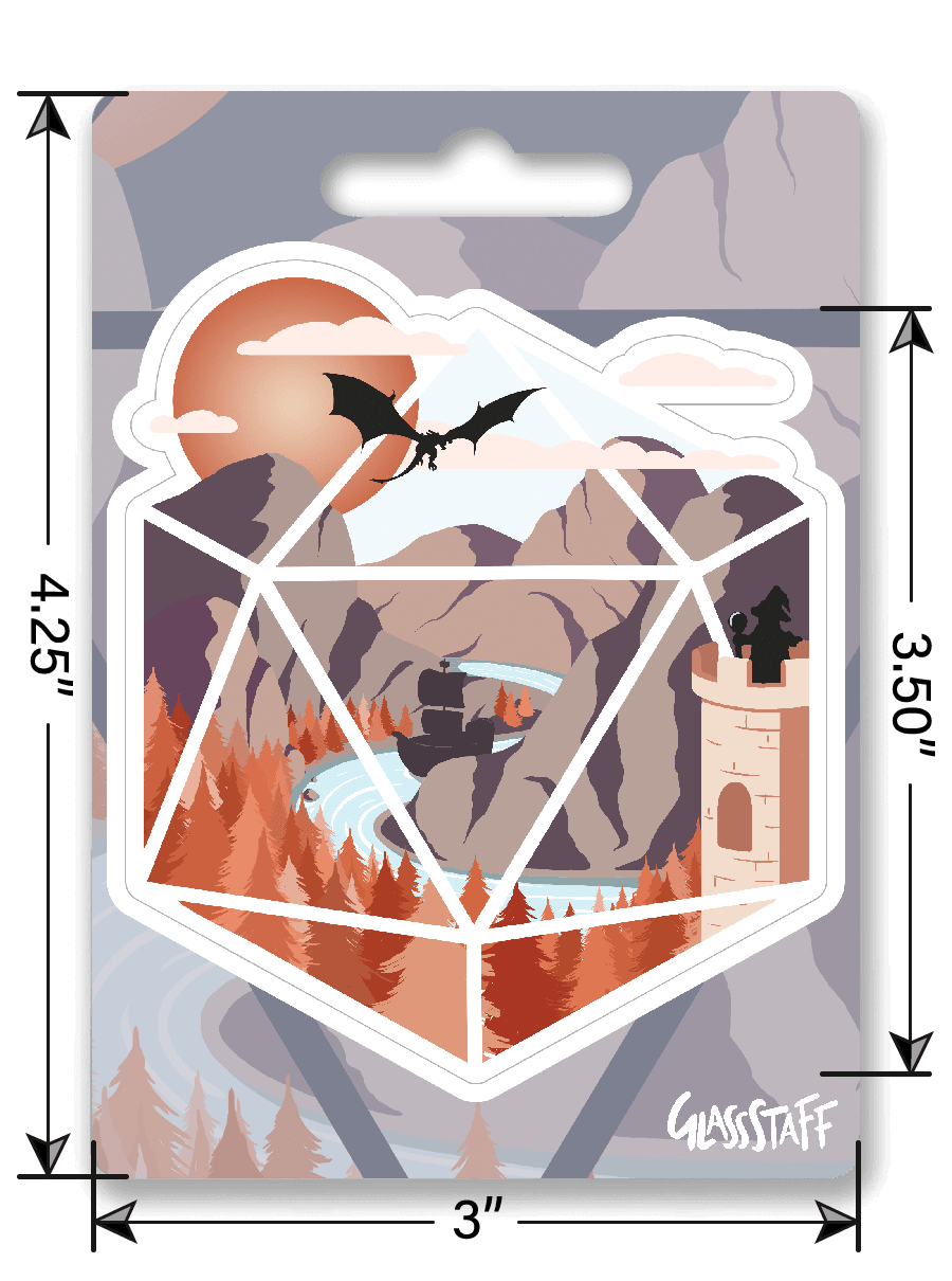 De Aankomst d20 Sticker - D&D / TTRPG Sticker - {{db401142db1e0b6c8d124842ac1a76a9}}