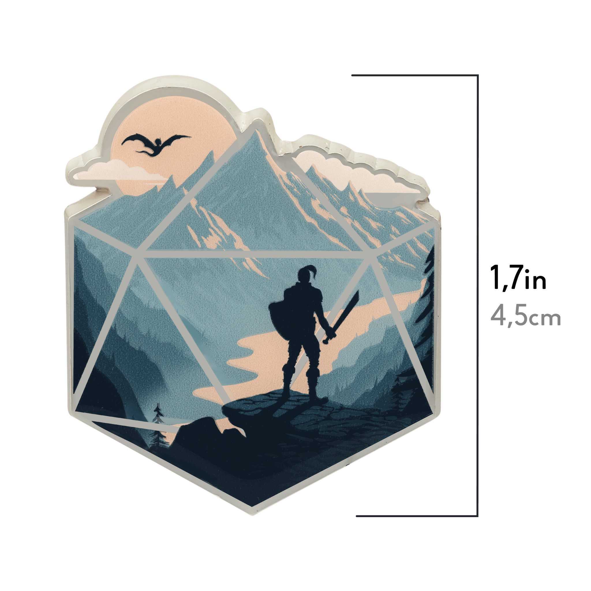 The d20 Champion Pin - Pin - GlassStaff