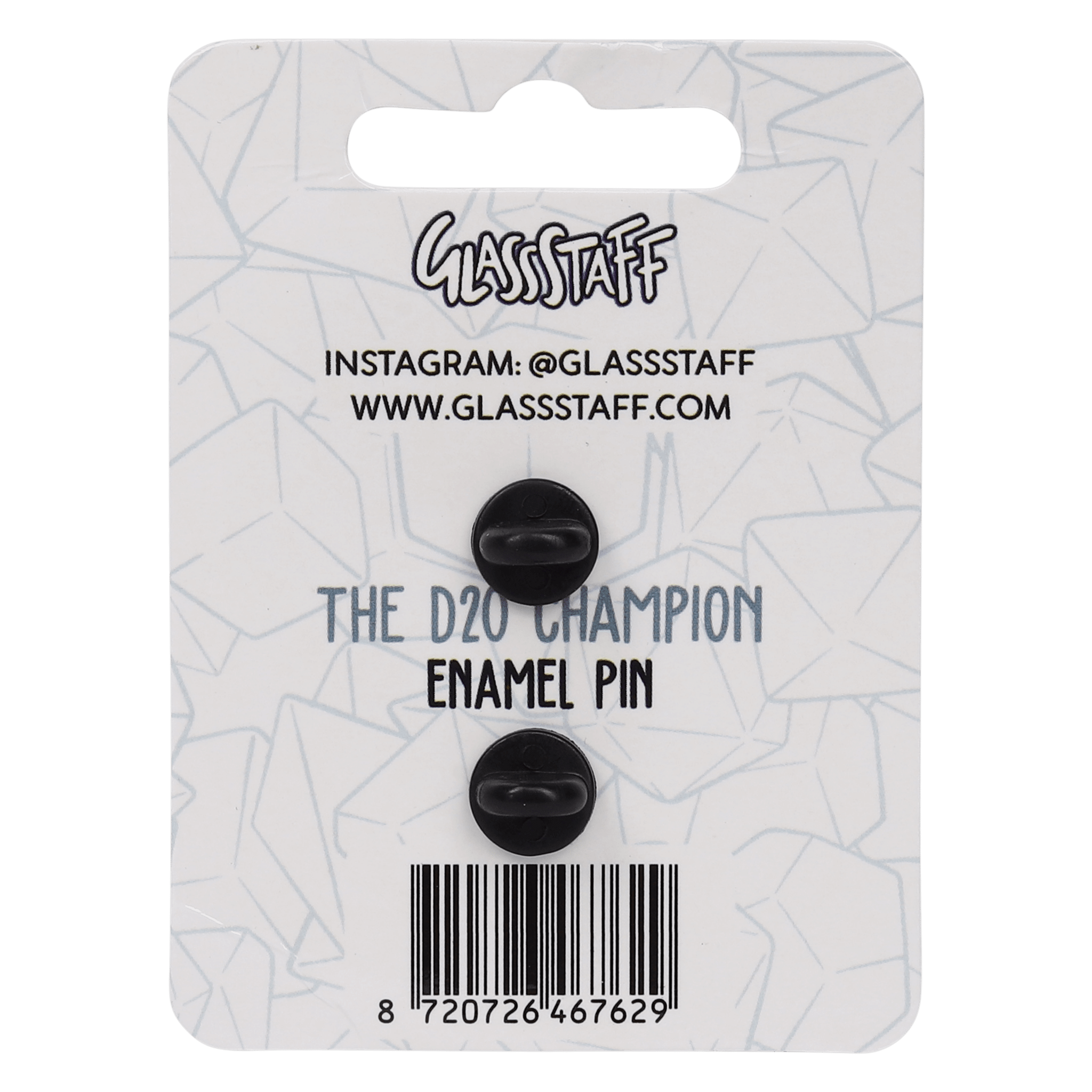 The d20 Champion Pin - Pin - GlassStaff