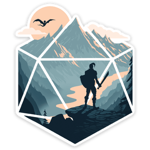 The d20 Champion sticker