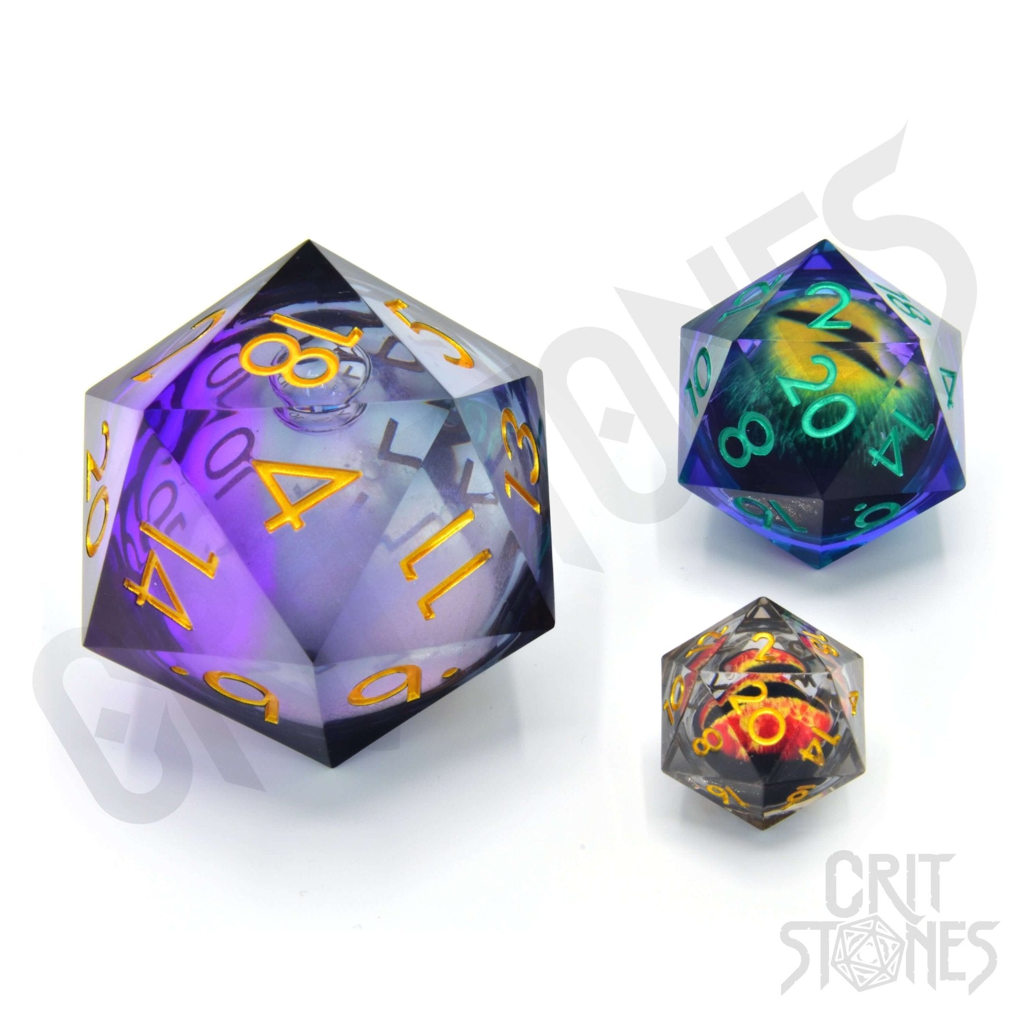 Twilight Ether 50mm Liquid Core D20 - 50mm D20 - GlassStaff