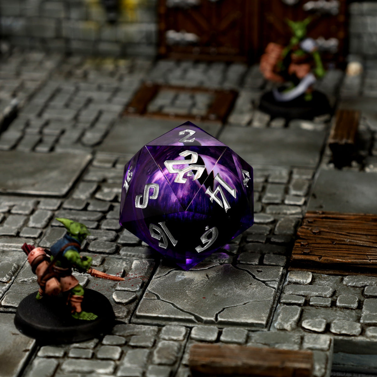 Void Vision 33mm Floating Eye D20 - 33mm D20 - GlassStaff