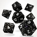 Voidraxius Metal RPG Dice Set - RPG Dice Set - GlassStaff