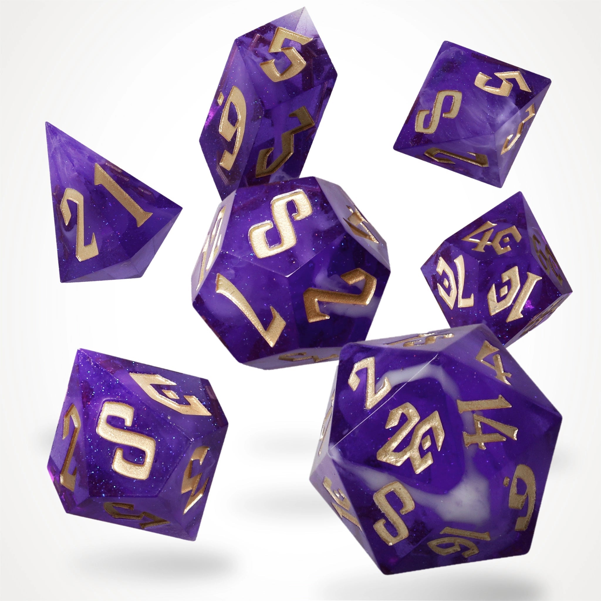 Voidstone Resin RPG Dice Set - RPG Dice Set - GlassStaff