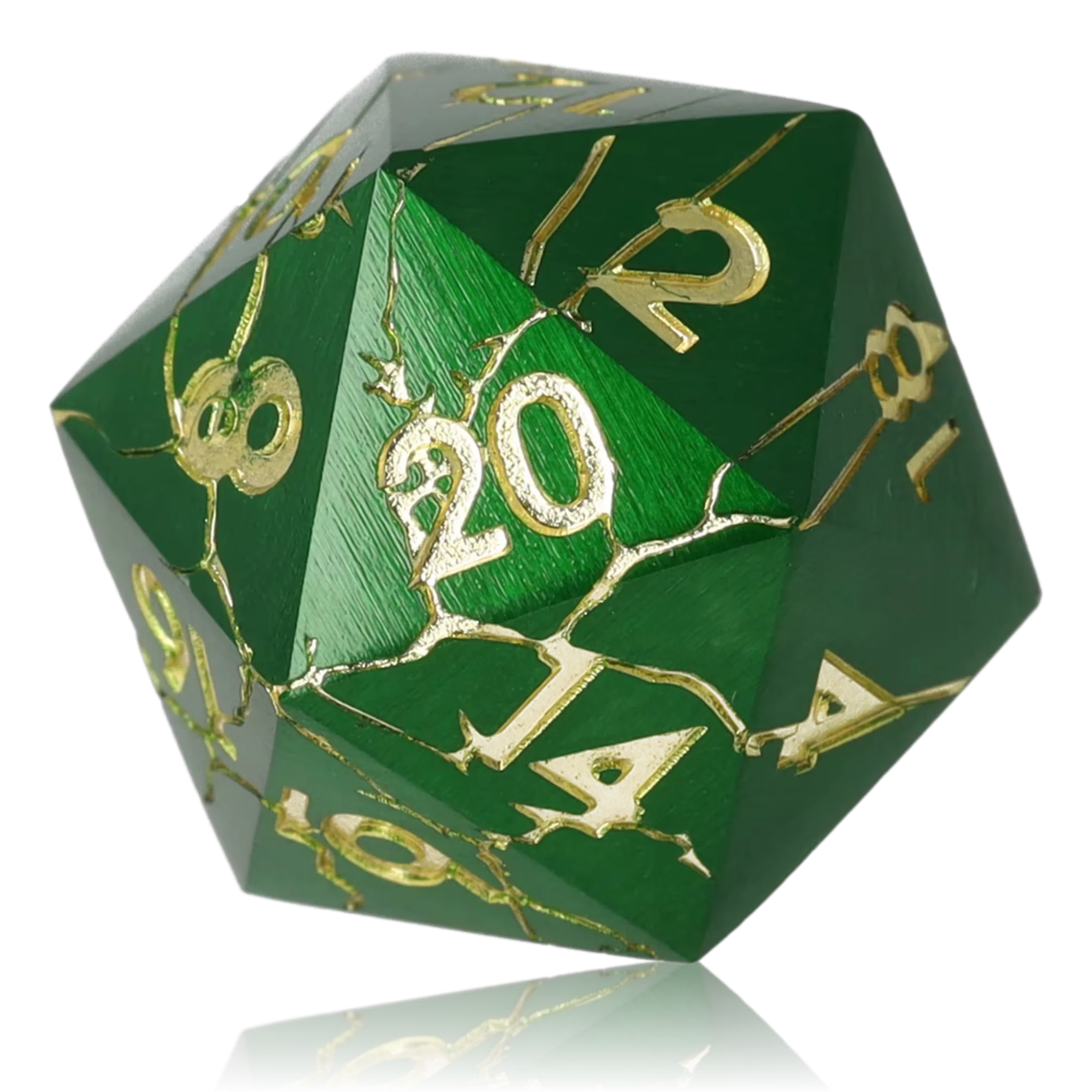 Wildlight Break Metal RPG Dice Set - RPG Dice Set - GlassStaff