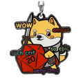Wow Such Crit Keychain - Keychain - GlassStaff