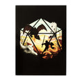Dragon D20 Greeting Card - Greeting Card - GlassStaff