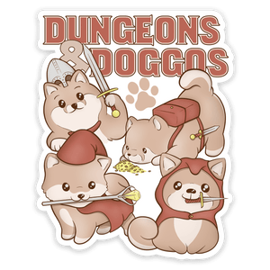Dungeons & Doggos sticker