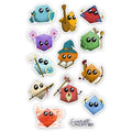 Kawaii Dice Classes Stickers - Special Stickers - GlassStaff