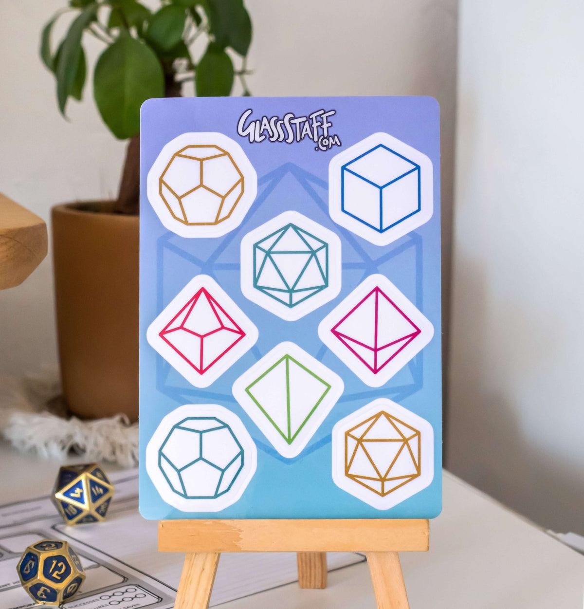 Minimaal DnD Sticker - D&D / TTRPG Sticker - {{30e6175b6917103f1128295a7b19daa9}}